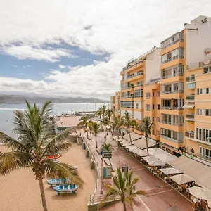 Apartment En Primera Linea De La Playa De Las Canteras Vista Al Mar